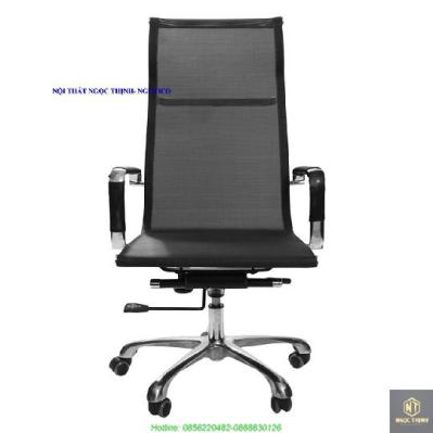 Ghế Lưới Chân Hợp Kim Nhôm Cao Cấp NGOTICO NTC811 - Đen