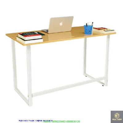 Bộ Bàn Oak-F Trắng Và Ghế Đen NGOTICO NTC16A