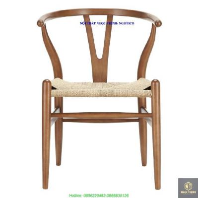 Ghế Wishbone Mặt Đan Dây NGOTICO DCWISD