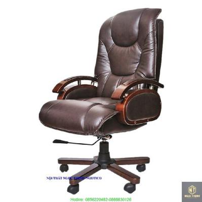 Ghế Da Giám Đốc Chân Gỗ Cao Cấp NGOTICO NTC316