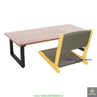 Bộ Bàn Bệt Rec-B Cánh Gián Và Ghế Pisu Gấp Gọn NGOTICO TCREB12WCH-PISN