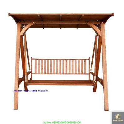 Xích Đu Terbaya 2 Chỗ NGOTICO NC1043 (170 x 125 x 190 cm) - Nâu