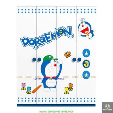 Tủ Quần Áo 4 Cánh Hình Doremon NGOTICO CWDRMM16 (1m6)