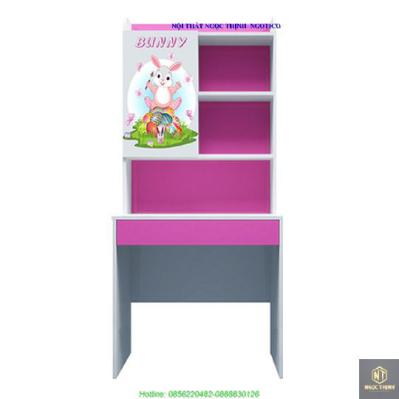 Bàn Học Có Giá Sách Hình Bunny NGOTICO CTBUNM08 (80cm)