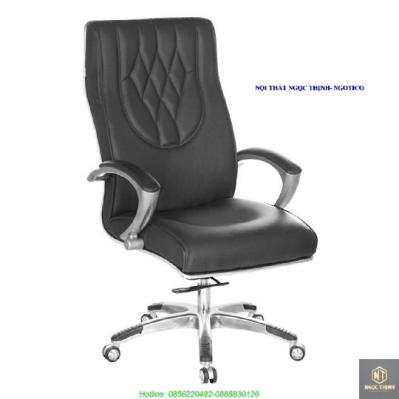 Ghế Giám Đốc 2 Cần Chân Hợp Kim Nhôm Cao Cấp NGOTICO NTC006 - Đen