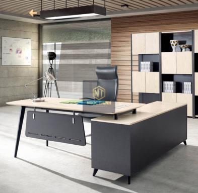 Bàn làm việc văn phòng bằng gỗ chất lượng cao giá rẻ nhất Hà Nội